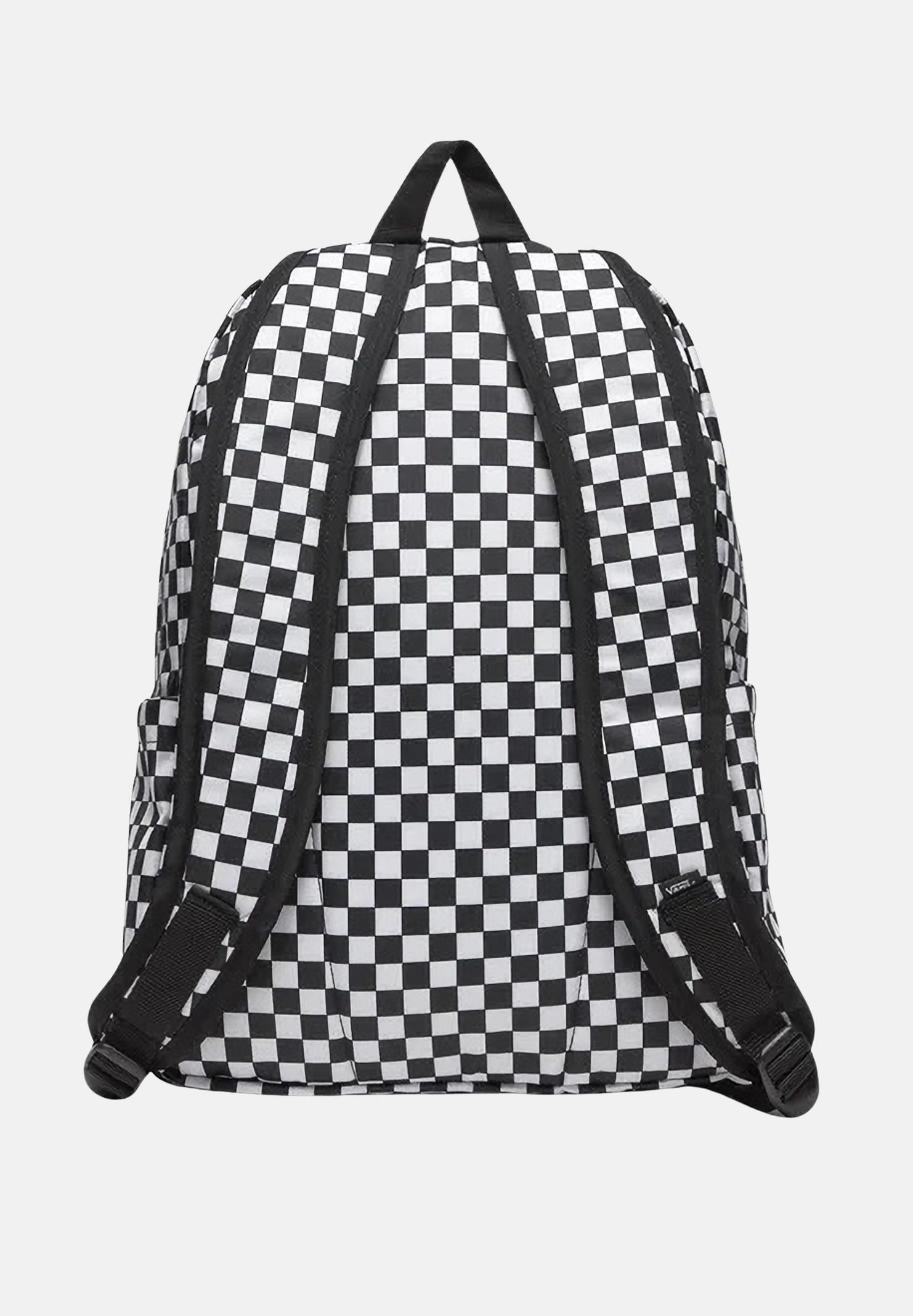 VANS Zaino Old Skool Check bianco e nero per uomo e donna VN000H4XY281 . VANS 