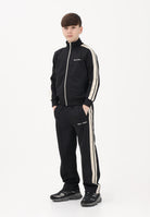 PALM ANGELS Felpa con zip nera per donna, ragazzi e bambini con logo PBBD002S26FAB001 110 PALM ANGELS 