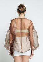 SANTAS Blusa LEMON PIE marrone da donna PV25015 MARRONE SANTAS 