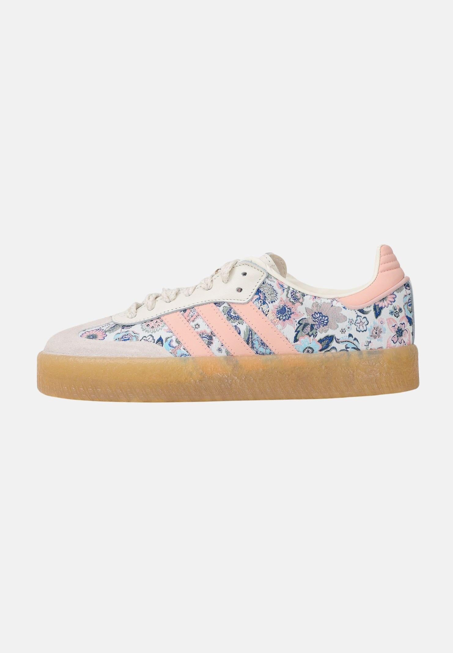 ADIDAS ORIGINALS Sneakers ADIDAS LIBERTY LONDON SAMBAE rosa e panna da donna JQ2009 . ADIDAS ORIGINALS 