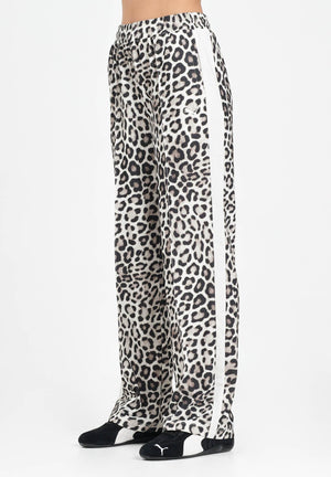 PUMA Pantalone sportivo T7 Leo Luxe Aop Straight Op bianco da donna 632343 91 PUMA 