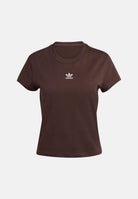 ADIDAS ORIGINALS T-shirt a manica corta Essentials marrone da donna KD1354 . ADIDAS ORIGINALS 