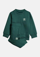 ADIDAS ORIGINALS Tuta CREW verde da neonato KW1878 . ADIDAS ORIGINALS 