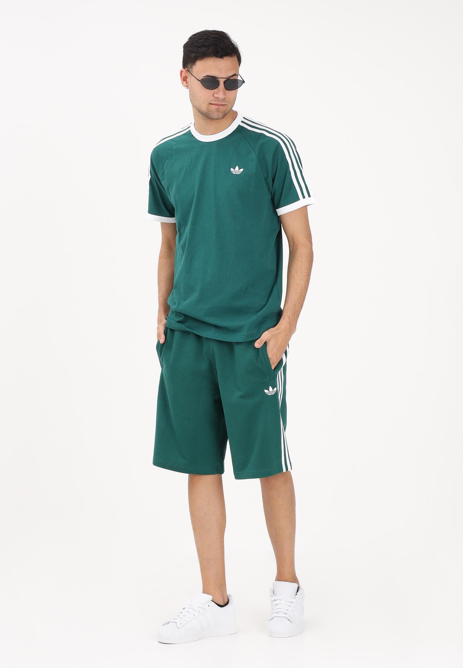 ADIDAS ORIGINALS Shorts sportivo 3-STRIPES verde da uomo KE3563 . ADIDAS ORIGINALS 