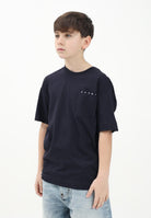 MARNI T-shirt a manica corta blu per donna, ragazzi e bamini con taschino e logo M01415M00RF 0M803 MARNI 