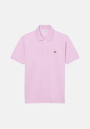 LACOSTE  Polo rosa per uomo e donna con patch logo coccodirllo 1212 Z4H LACOSTE 