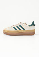 ADIDAS ORIGINALS Sneakers Gazelle Bold beige e verdi da donna ID7056 . ADIDAS ORIGINALS 