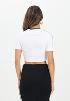 ADIDAS ORIGINALS T-shirt a manica corta 3-Stripes bianca da donna IP0662 . ADIDAS ORIGINALS 