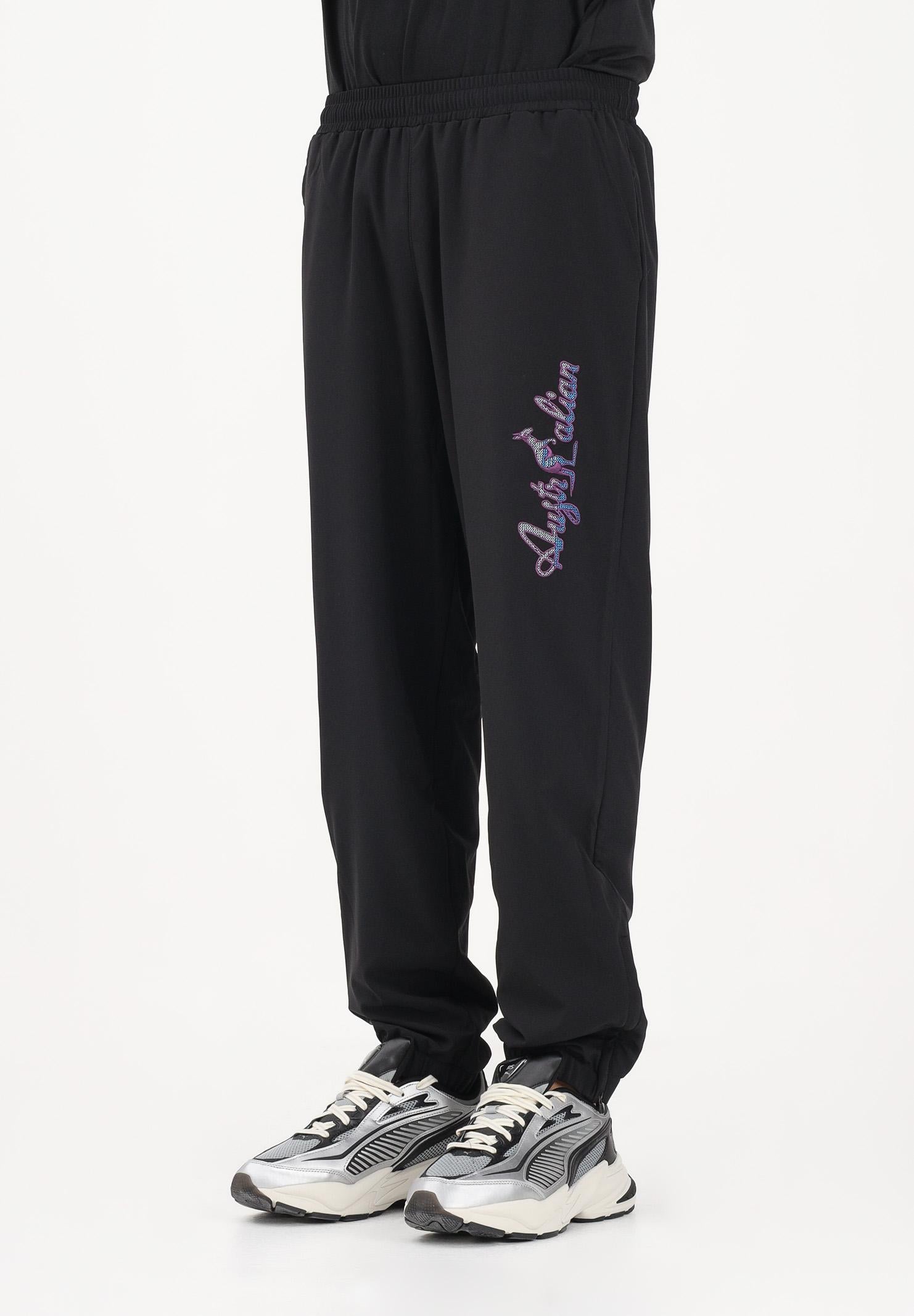 AUSTRALIAN Pantalone sportivo METALIQ LOGO nero da uomo ARUPA0025 003 AUSTRALIAN 
