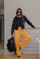 ADIDAS ORIGINALS Pantalone sportivo Adicolor Classic Firebird Loose arancione fluo da donna JY2694 . ADIDAS ORIGINALS 