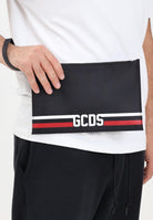 GCDS Pochette nera per uomo e donna con logo GCDSEP002 99 GCDS 