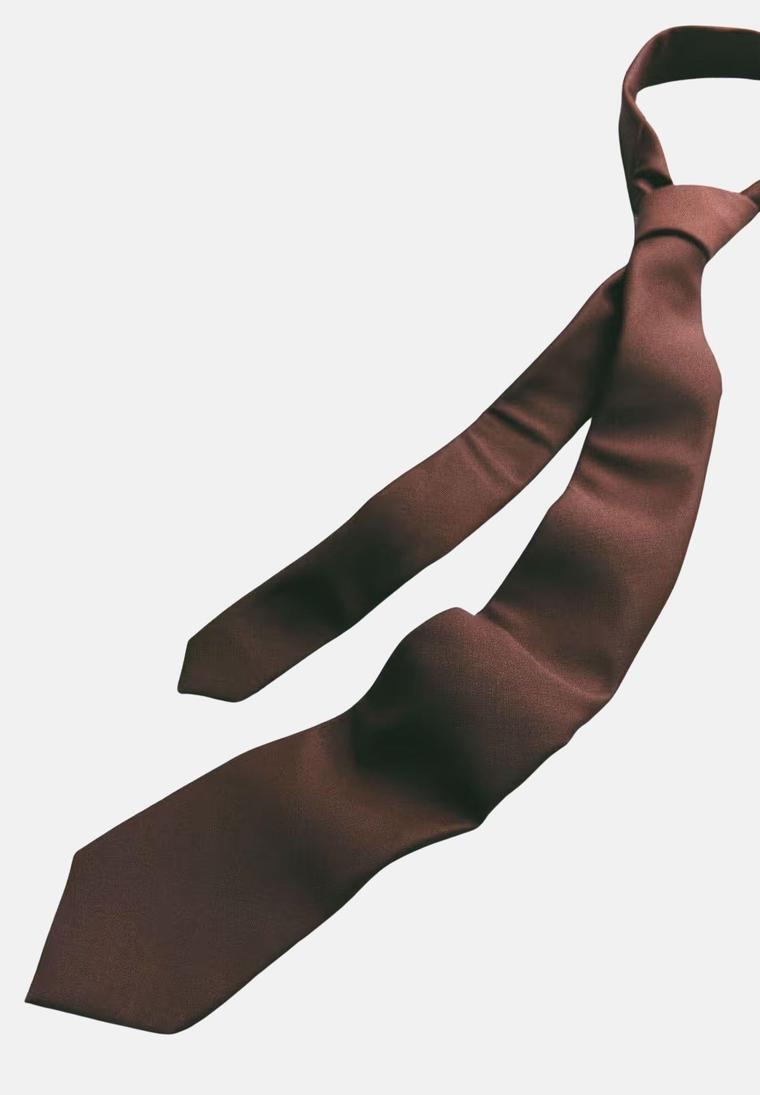 PATRIZIA PEPE Cravatta marrone da uomo 5F0008A1WK B217 PATRIZIA PEPE 