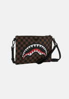 SPRAYGROUND Pochette CHECK 2 EMBOSS CROSSOVER CLUTCH marrone per uomo e donna 910B8239NSZ . SPRAYGROUND 