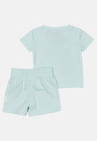 NIKE Completino CLUB TEE verde acqua da bambina con stampa logo 86L596 G25 NIKE 