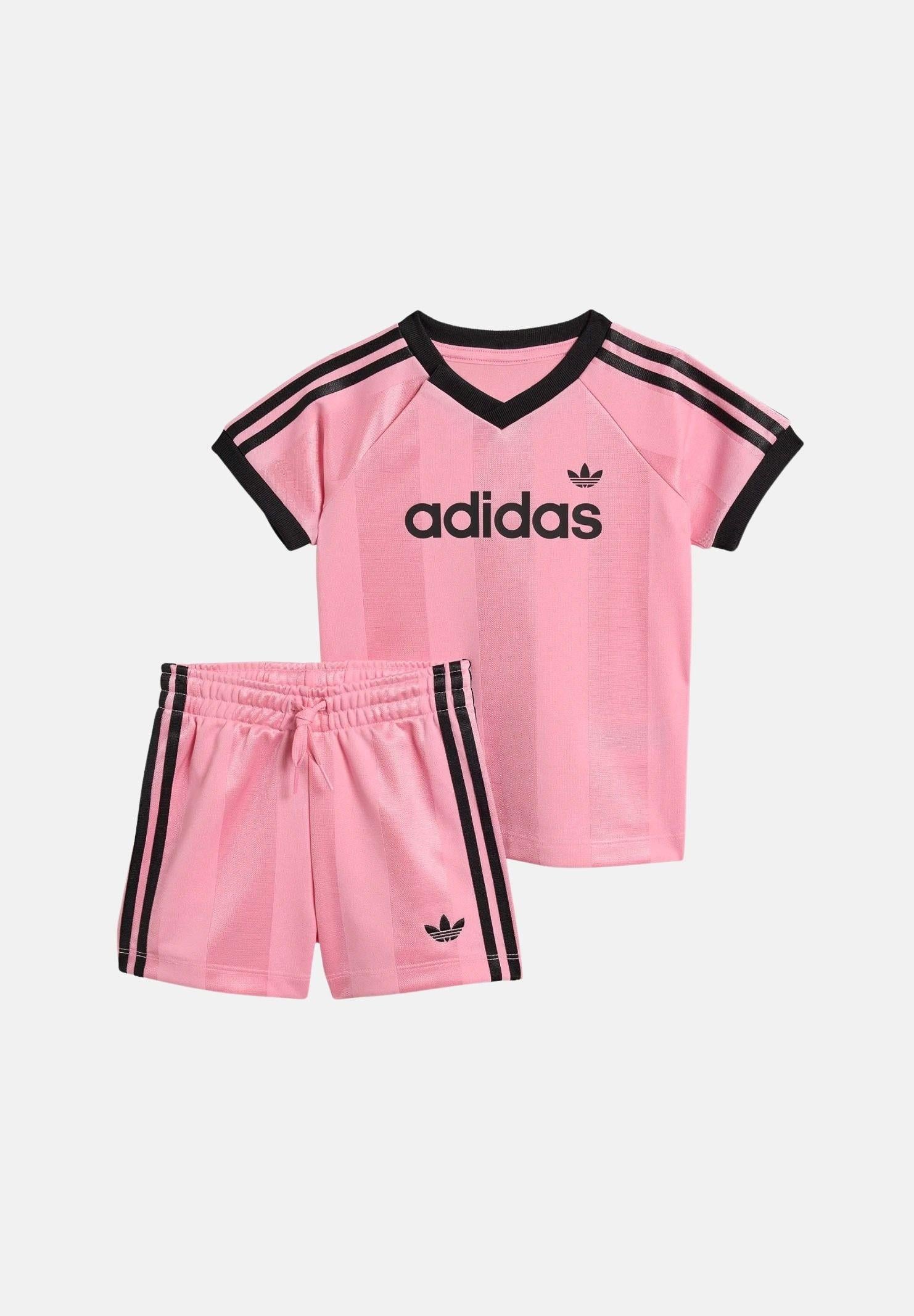 ADIDAS ORIGINALS Completino JERSEY  rosa da neonato KD1023 . ADIDAS ORIGINALS 