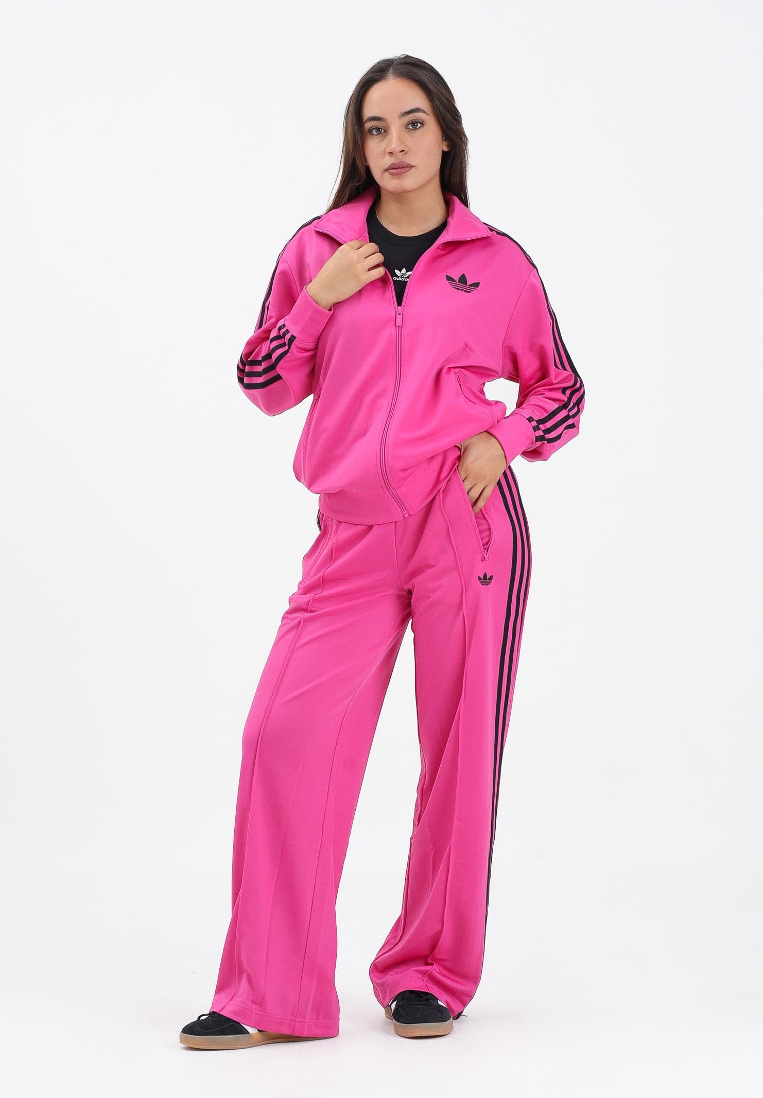 ADIDAS ORIGINALS Pantalone sportivo Adicolor Classic Firebird Loose fucsia da donna JY2696 . ADIDAS ORIGINALS 