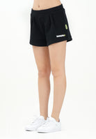 BARROW Shorts sportivo nero per donna e bambina con stampa logo S5BKJGSH154 110 BARROW 
