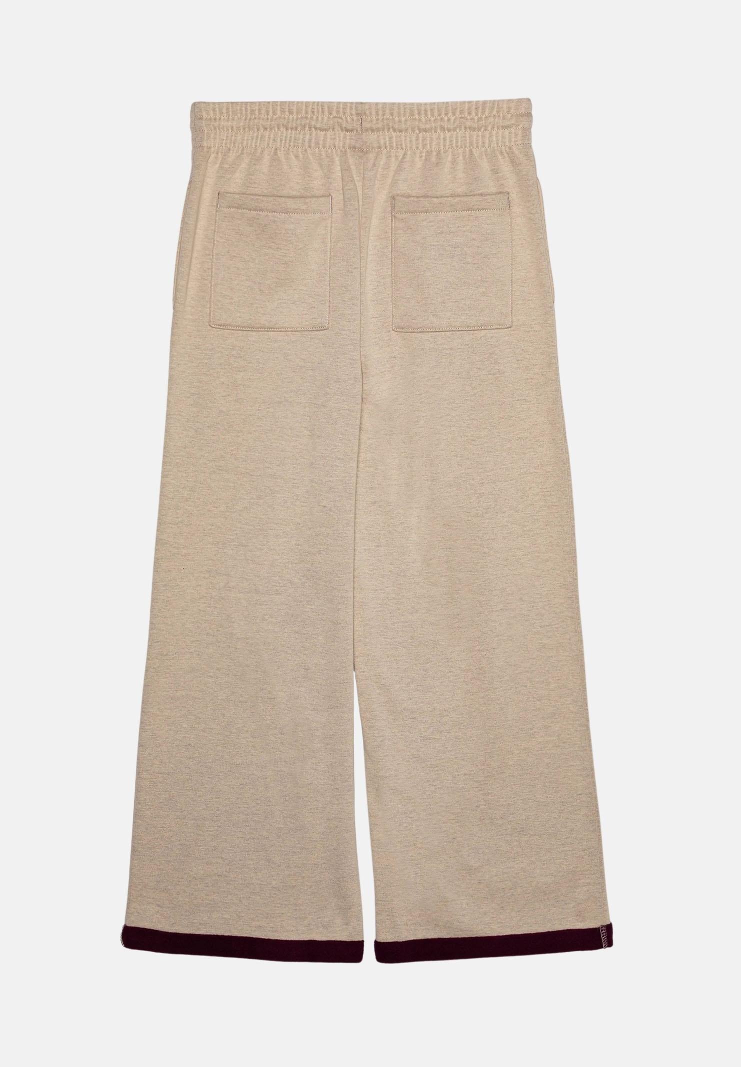 Pantalone sportivo META ENCHANTMENT COZY beige da bambina 45D520 XAE JORDAN 
