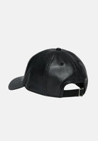 MAISON MARGIELA Cappello con visiera nero per uomo e donna realizzato in eco-pelle con patch logo M60919MM05T M6900 MAISON MARGIELA 