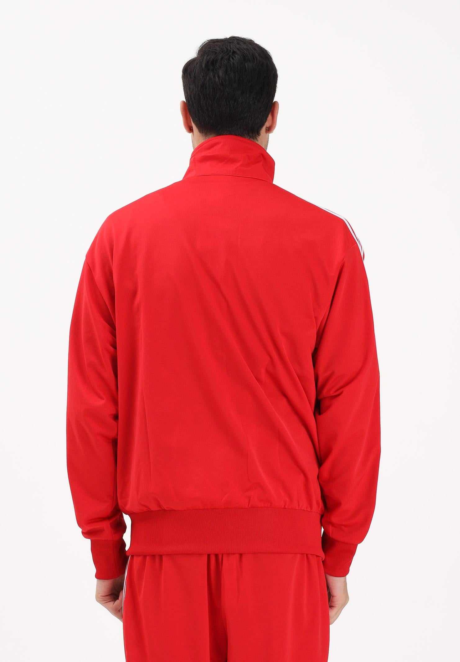 ADIDAS ORIGINALS Felpa con zip FIREBIRD rossa da uomo KD8307 . ADIDAS ORIGINALS 