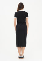 ADIDAS ORIGINALS Abito midi 3 STRIPES nero da donna KD7978 . ADIDAS ORIGINALS 