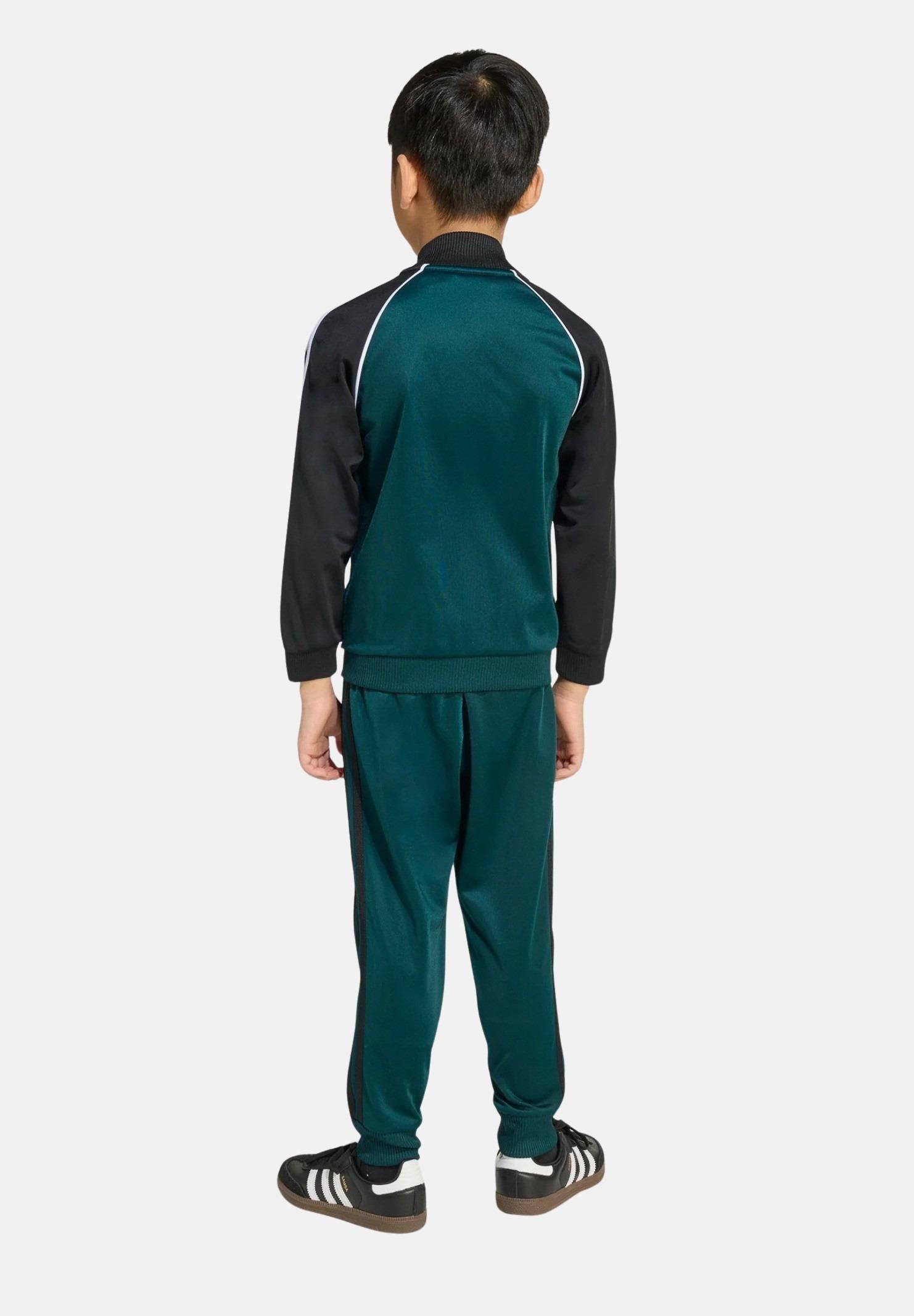ADIDAS ORIGINALS Tuta Adicolor SST verde per bambino e bambina JY1145  ADIDAS ORIGINALS 