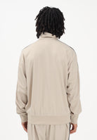 ADIDAS ORIGINALS Felpa con zip FIREBIRD beige e nera da uomo KE7960 . ADIDAS ORIGINALS 