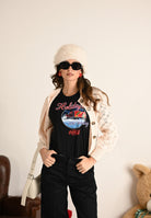 ONLY T-shirt a manica corta nera da donna con stampa Coca Cola 15355794 Black ONLY 