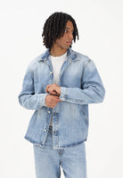 I'M BRIAN Camicia a manica lunga in denim chiaro da uomo CA3655 0028 I'M BRIAN 
