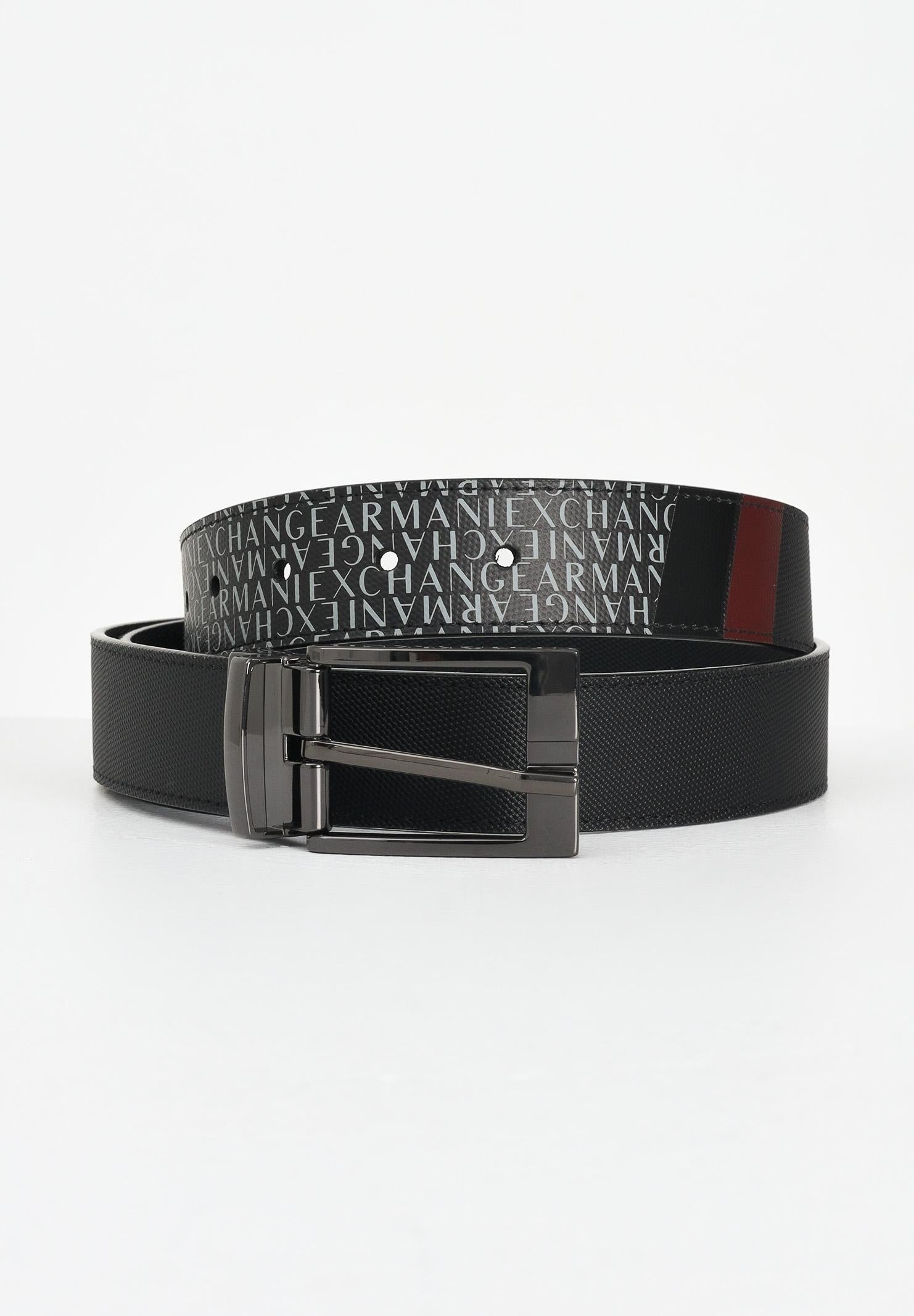 ARMANI EXCHANGE Cintura double face nera da uomo XM000288AF11935 MC257 ARMANI EXCHANGE 