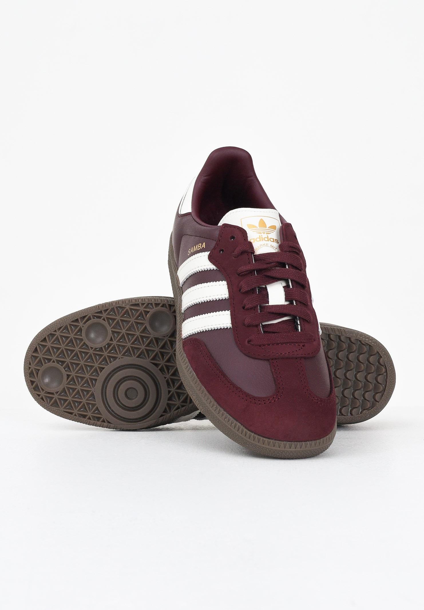 ADIDAS ORIGINALS Sneakers Samba OG bordeaux per uomo e donna JR8844 . ADIDAS ORIGINALS 