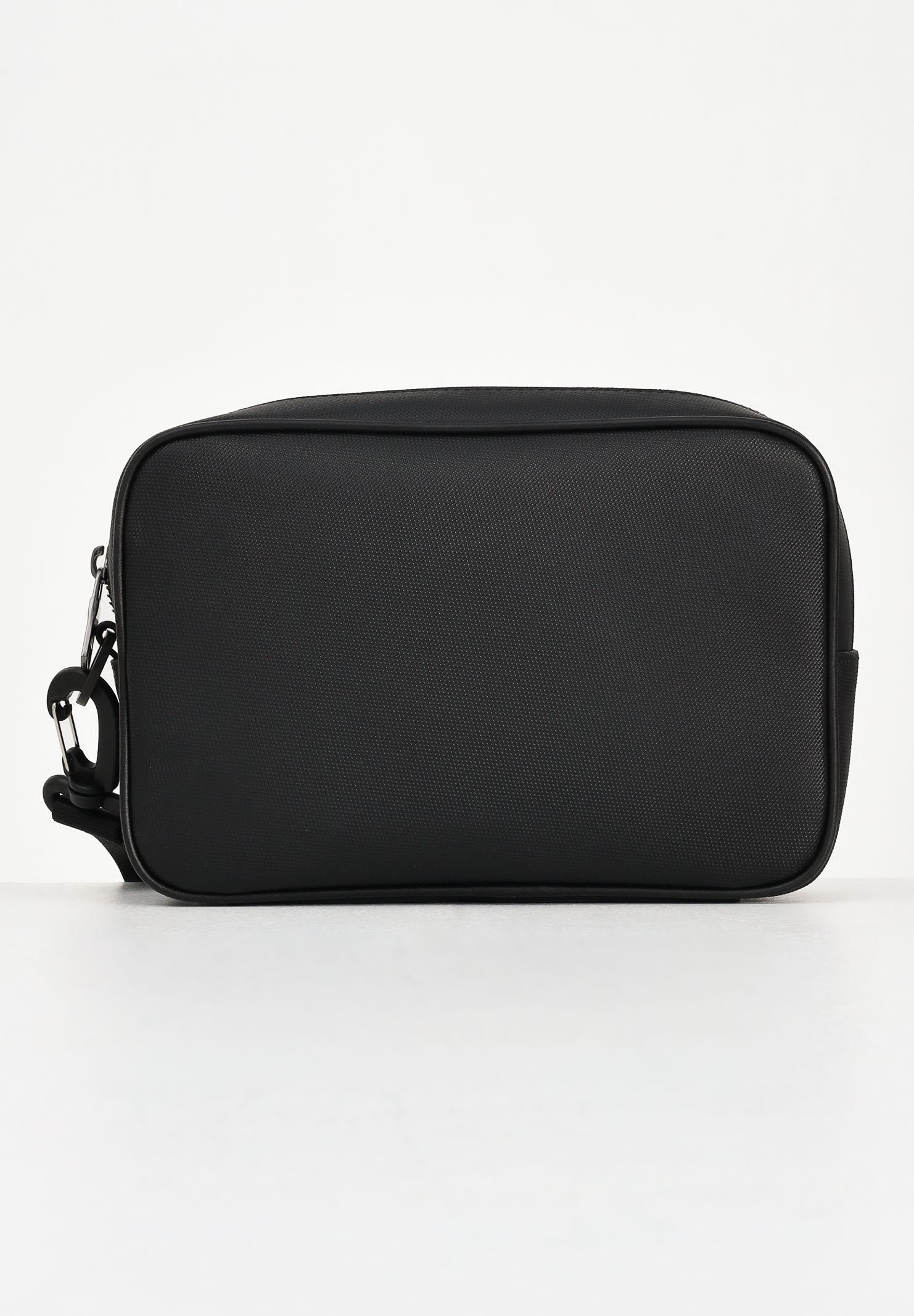 ARMANI EXCHANGE Pochette nera da uomo con motivo geometrico e logo XM001271AF11935 MC257 ARMANI EXCHANGE 