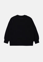 Felpa girocollo nera per donna e bambina con stampa Numerique M60681MM006 M6900 MAISON MARGIELA 