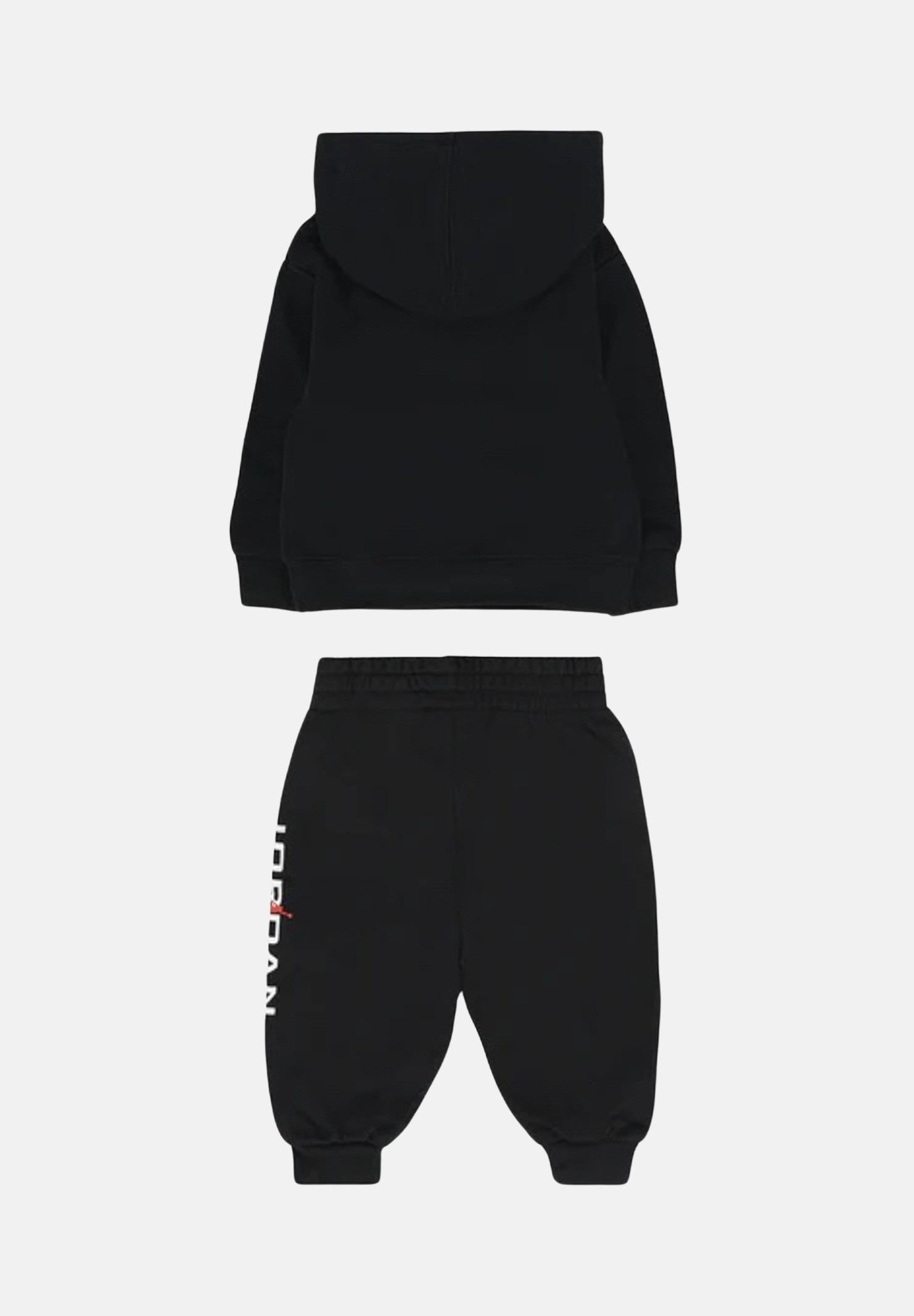 JORDAN Tuta MJ Baseline Fleece nera da neonato 65F270 023 JORDAN 