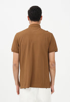 TOMMY HILFIGER Polo a manica corta khaki da uomo con logo MW0MW17770 GWP TOMMY HILFIGER 