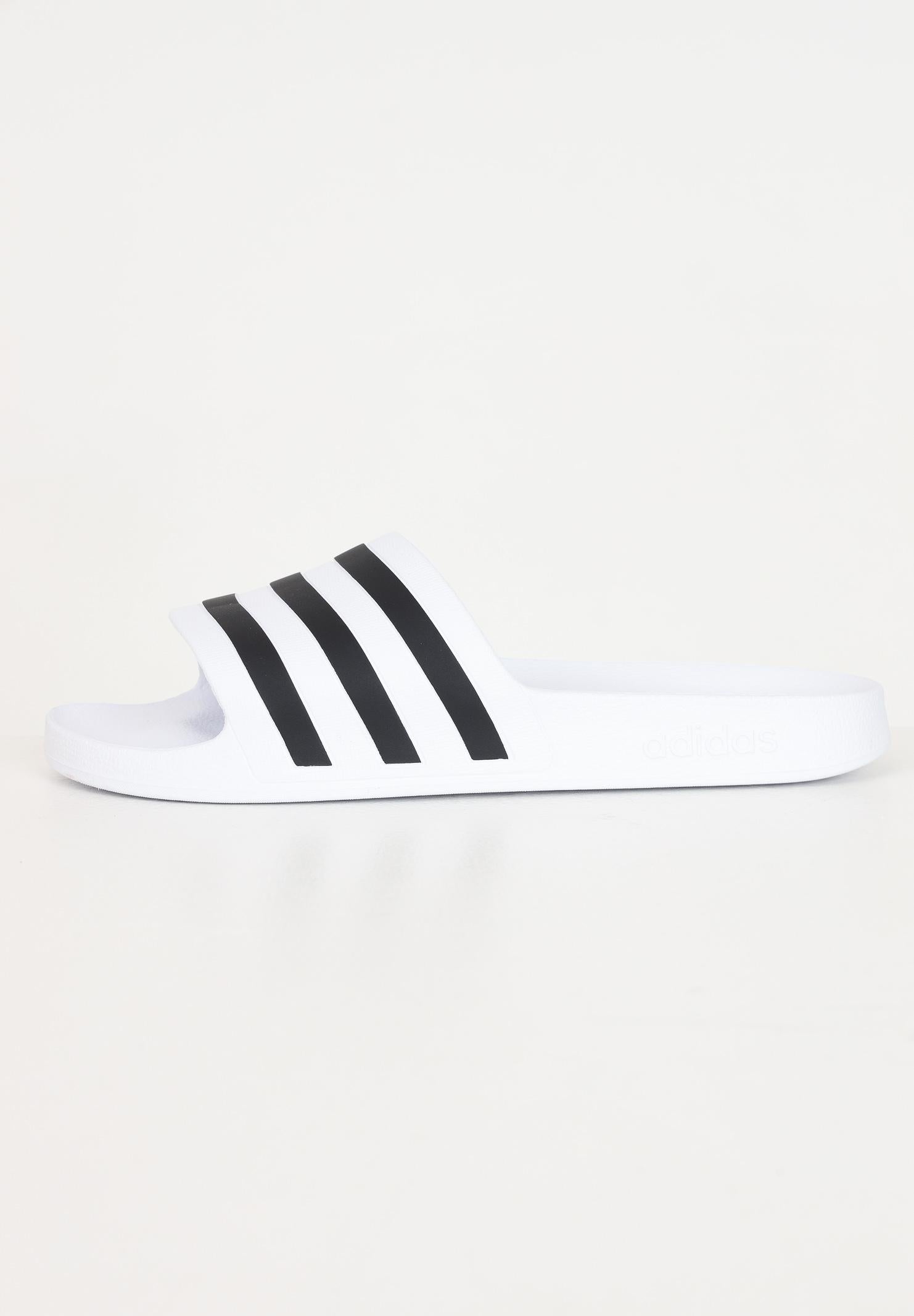 ADIDAS PERFORMANCE Ciabatte Adilette aqua bianche e nere da uomo F35539 . ADIDAS PERFORMANCE 