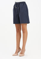 PINKO Shorts blu da donna in lana armaturata 105742A2SN G07 PINKO 