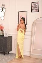 SANTAS Abito lungo CRUMBLE giallo da donna PV2503 GIALLO SANTAS 