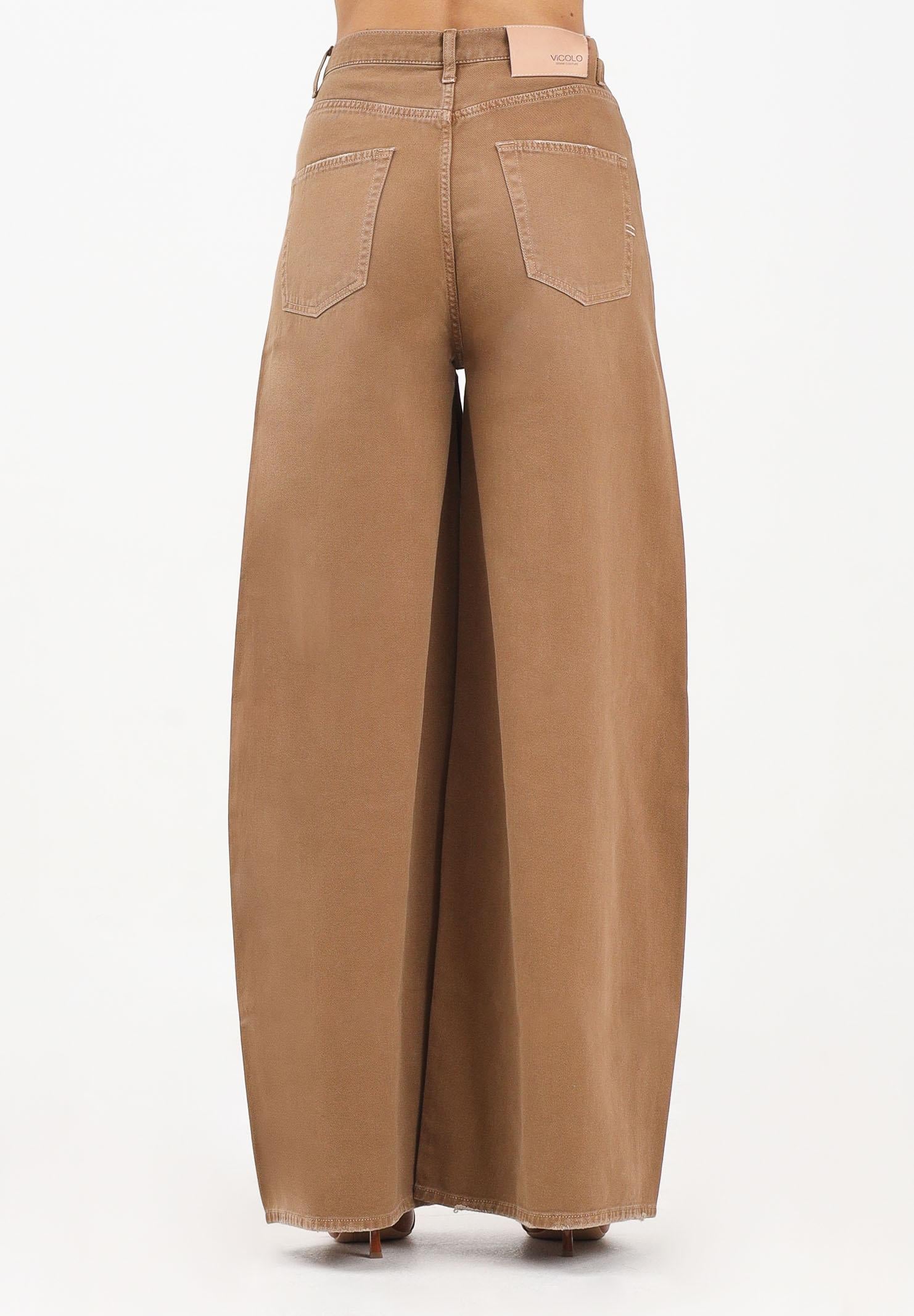 VICOLO Jeans YVES color cammello da donna DF5057 FU62  