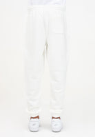 Pantalone sportivo bianco per uomo e donna con patch logo XH2750 70V LACOSTE 