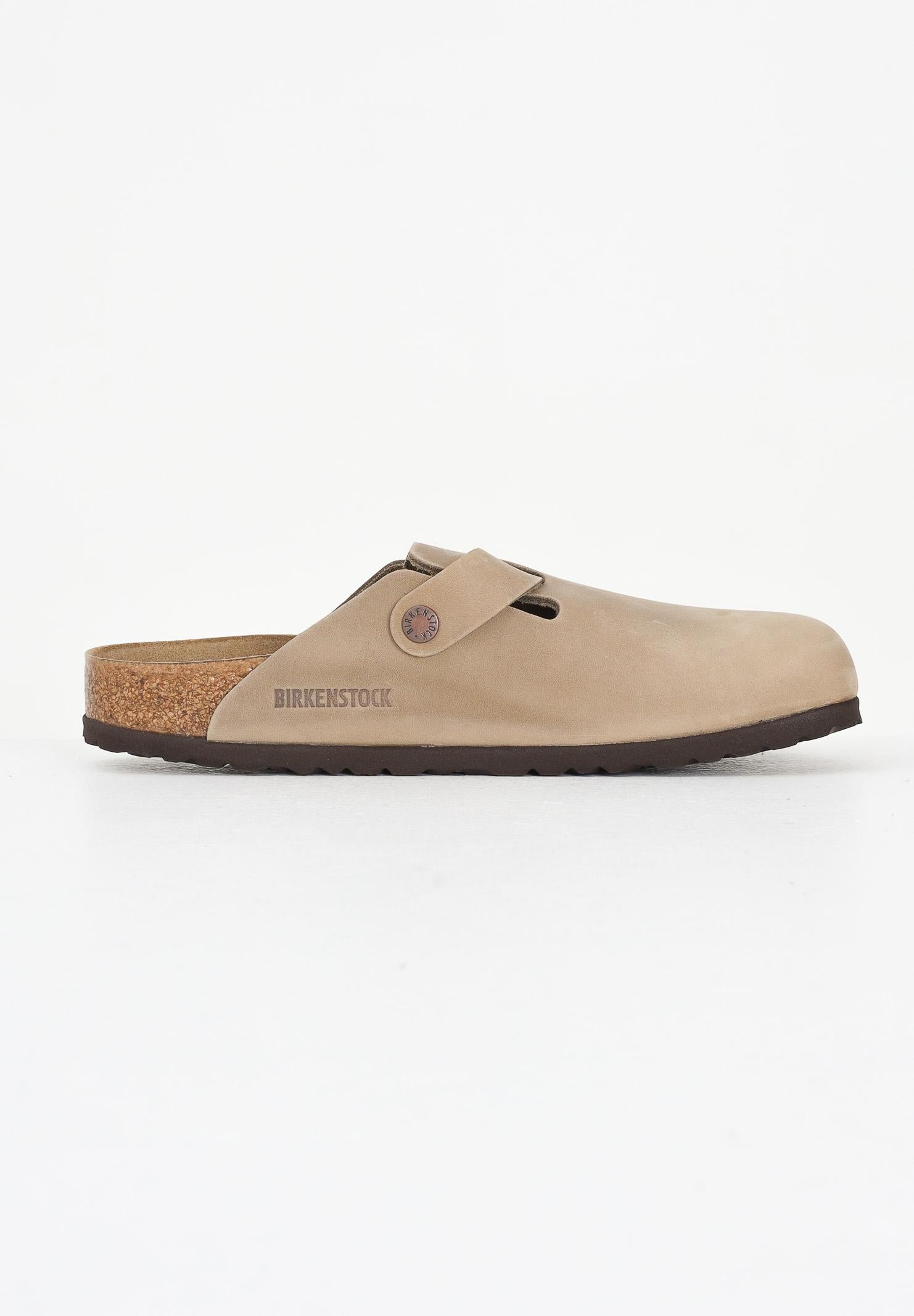 BIRKENSTOCK Ciabatte Boston tabacco brown per uomo e donna 960813 . BIRKENSTOCK 