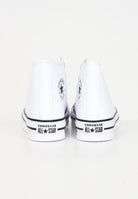 Sneakers Chuck Taylor All Star Platform Leather bianche per bambino e bambina A01016C  CONVERSE 