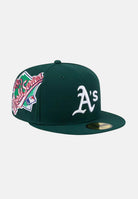 NEW ERA Cappello con visiera 59FIFTY Fitted Athletics MLB Hidden Hit verde da uomo 60803265 . NEW ERA 