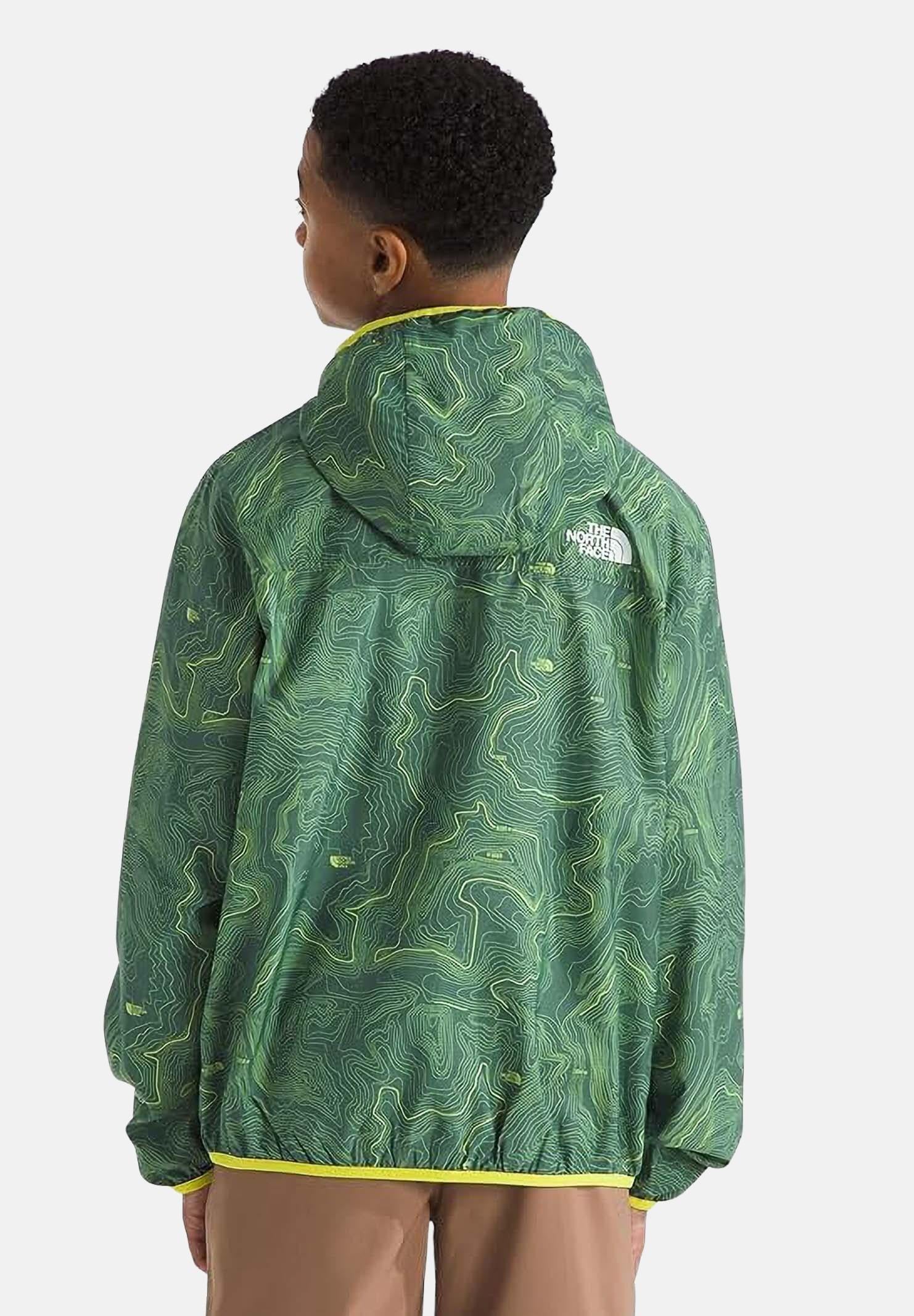 THE NORTH FACE Giacca a vento Cyclone verde per bambino e bambina NF0A8ANM64T1  THE NORTH FACE 
