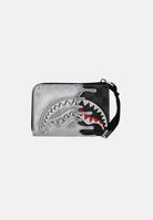 SPRAYGROUND Portafogli Silver Side Drip Black Check Shark nero e argento per uomo e donna 910W8931NSZ . SPRAYGROUND 