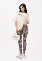 PUMA T-shirt a manica corta Essentials Animal panna da donna 691821 87 PUMA 