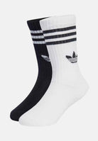 ADIDAS ORGINALS Calzini Crew (3 paia) bianchi e neri per uomo e donna JZ7496 . ADIDAS ORIGINALS 