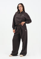 LACOSTE Pantalone sportivo marrone da donna wide fit XF5248 SKB LACOSTE 