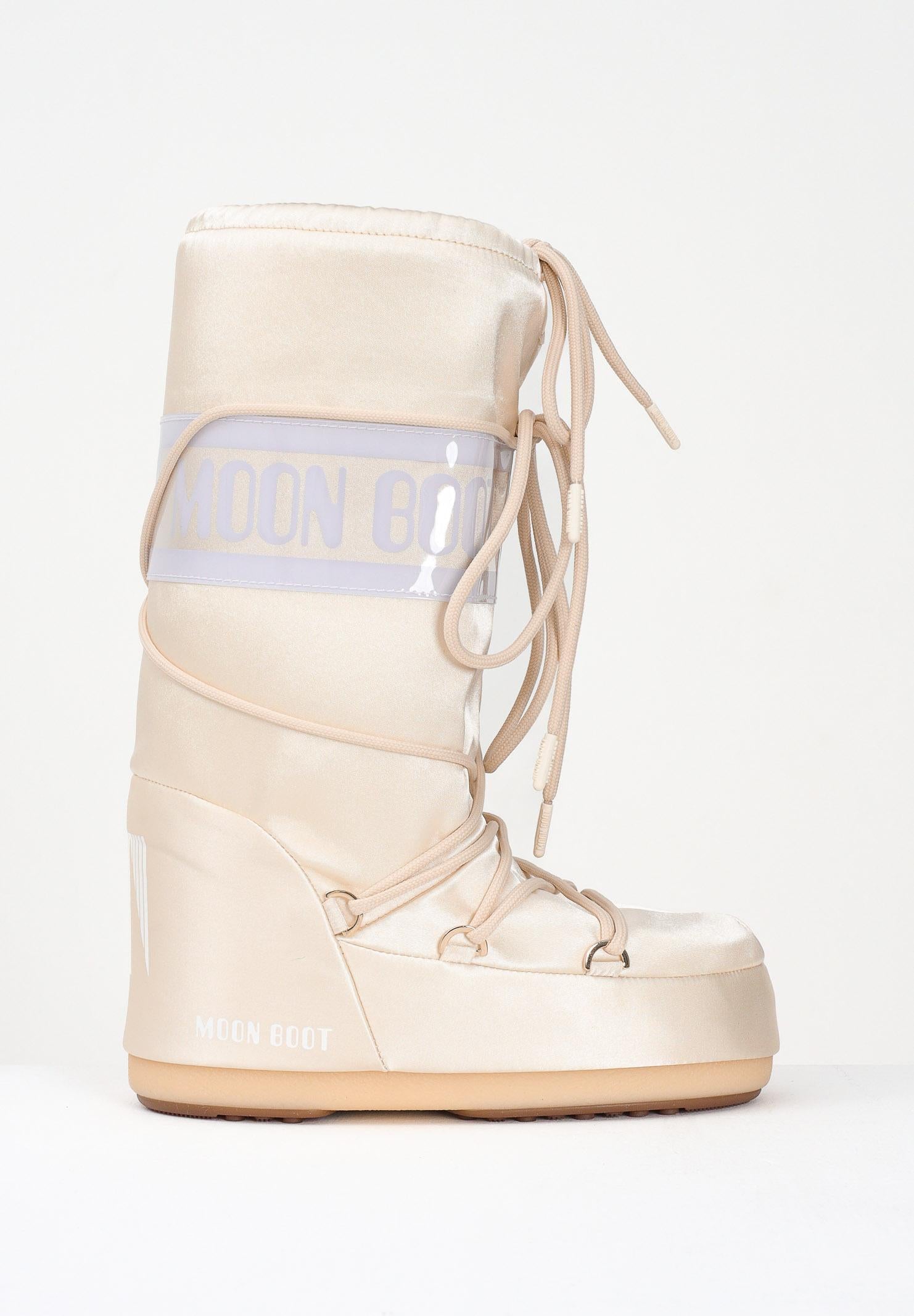 MOON BOOT Stivali da neve ICON avorio perlato da donna 80D1403060 L020 MOON BOOT 