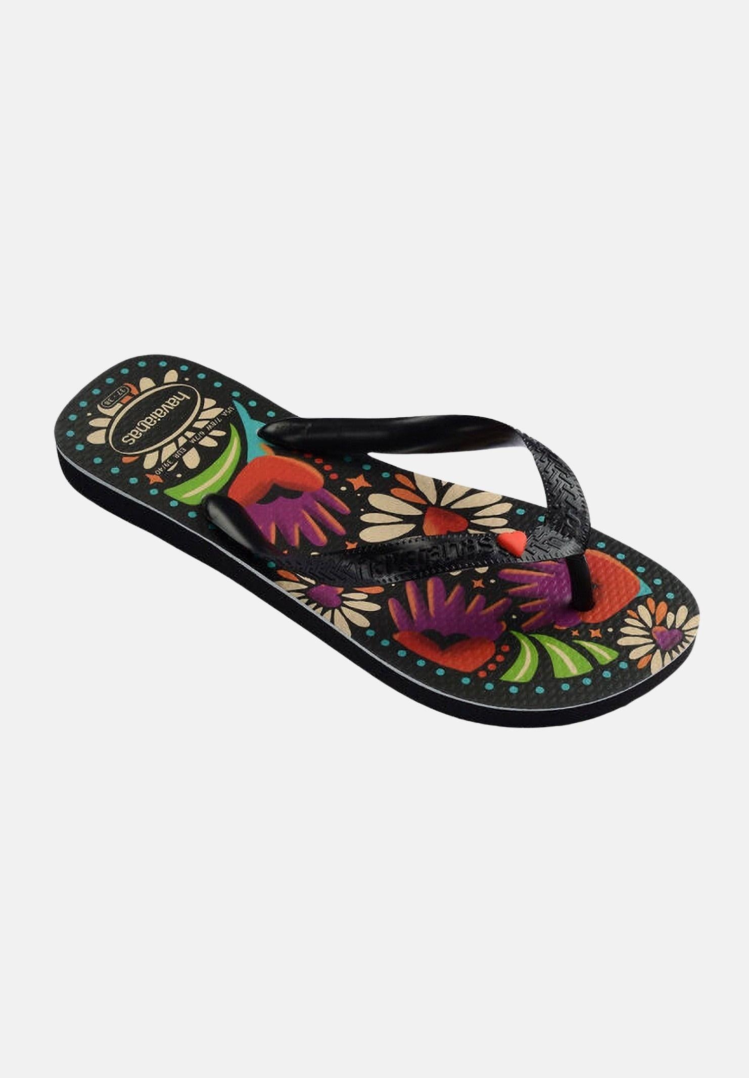 HAVAIANAS infradito Top Begonia Coração Black nero donna. 4150745 0090 HAVAIANAS 